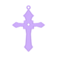 cruzracionaismodelocults.stl ✝️CROSS KEYCHAIN✝️
