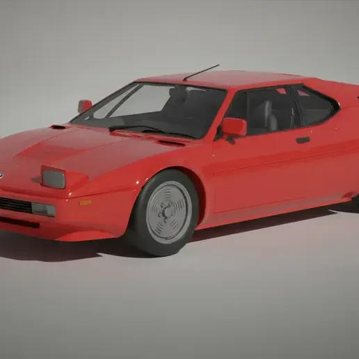 BMW M1 – 1979 German Sports Car STL 3D Print Model