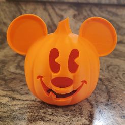 Pumpkin-Counter.jpg Halloween Mickey Pumpkin Tea Light - High Detail Poly