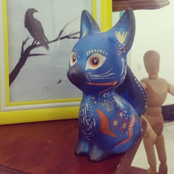 zorro1.png STL file decorative fox alebrije model・3D printable model to download
