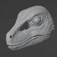 velociraptor-5.jpg Fursuithead Velociraptor with moving jaw