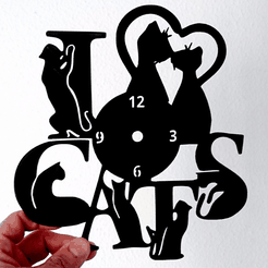 Untitled design.png Fichier STL Horloge GATOS・Modèle à télécharger et à imprimer en 3D