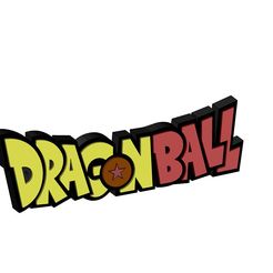 Capture-2.jpg 3D-Datei Dragon Ball Style DBZ-Logo・3D-druckbares Design zum Herunterladen