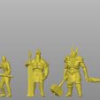 GIANTS.jpeg RPG Miniatures STL File Package - 6 Mighty Giants in One Download!