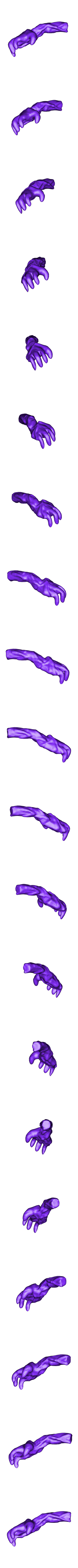 Armleft_slice.obj Baby Groot Vase 3D print model