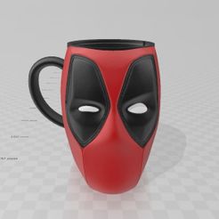 Taza manija derecha jpg.jpg Deadpool Cup Glass Mug