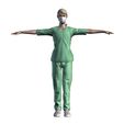 1.jpg Nurse woman-Rigged 3d game character 3D model