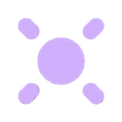 22xx_23xx_hole_pattern_template.stl 22xx/23xx Motor Mount Hole Pattern template
