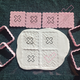 Cults-1.png Free STL file FONDANT CUT AND PRESS- CUTTER - PATTERN 4・3D printable model to download