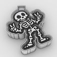cute-skeleton-skull_2-color.jpg cute skeleton skull peace and love - freshie mold - silicone mold box