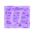 (U) 1 Piece.stl Rustic Picture Frame Alphabet