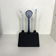 Water-Pick-Stand_02.png Free STL file Water Pick Accessory Stand・3D printer design to download