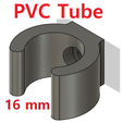 16mm_PVC_Clip_2.png Pipe Support Flush Mount Clip PVC 16mm Pipe Support Flush Mount Clip