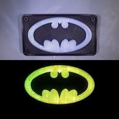 combine_images_display_large.jpg Free STL file BATMAN LED Light/Nightlight・3D printable model to download