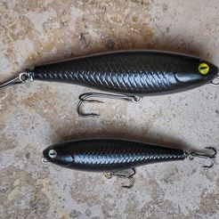 Free STL file Snakezz Fishing Lure 🎣・Template to download and 3D