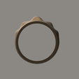 Ring-a.png Free STL file Mounds Ring・3D print design to download