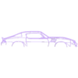 camaro z28 1979.stl Wall Silhouette: Chevrolet Set