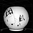 Face-2.png Bingo & Bluey - Светильник-сфера
