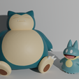 Munchlax-and-Snorlax.png Munchlax and Snorlax 3D print model