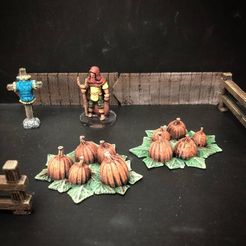 aa6080e42839bf73eb8cce7c6eaecfba_display_large.jpg Free STL file Townsfolke: Pumpkin Patch (28mm/32mm scale)・Design to download and 3D print