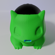 B.png ALEXA ECHO DOT HOLDER SUPPORT BASE BULBASAUR INSPIRED