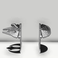 tope para libros star wars (~recovered).png book holder star wars - millennium falcon