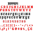 assembly4.png Letters and Numbers FERRARI | Logo