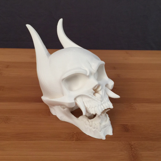 Oni Skull [hollowed] 3D model