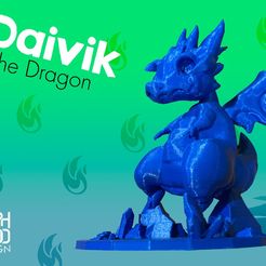 e7f92a1860ee6bfb13a0c107f25d8a6e_display_large.jpg STL-Datei Daivik the Dragon kostenlos・Design für 3D-Drucker zum herunterladen