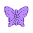 mariposa 6cm estampa.stl Cortante para galletas Mariposa