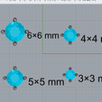 cropped_fixed_0.png Stud Earrings STL & 3DM Set | Round Stone Jewelry Models