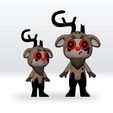 0.jpg Dandy's World Twisted Rudie STL 3D Model Character Fanart