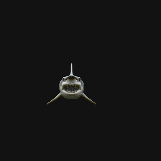 Great White Shark Statue Design 4 - 3D Print Model