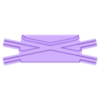 KWR3_Kreuzung_klein.stl Double crossing turnout 22.5° (R3, track 1)