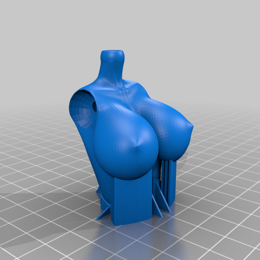 Chest_G.png Download free STL file BJD doll with feet for heels • Model to 3D print, edgarhp176