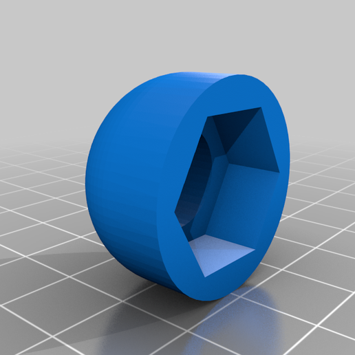 Rear wheel nut cup 3D model