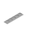 unit-base-tray-40mm-1x5.png 40mm base tray collection (for 3d printing)