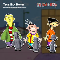 EdsSquared.png Descargar archivo Ed Boys • Modelo para imprimir en 3D, SpookyFloof