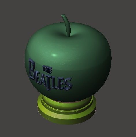 🍎 BEATLES GREEN APPLE・ STL File for 3D printing・Cults