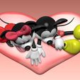 23.jpg Mickey and Minnie mouse for 3d print STL