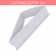 1-8_Of_Pie~4in-cookiecutter-only2.png Slice (1∕8) of Pie Cookie Cutter 4in / 10.2cm