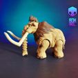 img_Manny_003.jpg MANNY - ICE AGE - MAMMOTH - ARTICULATED , PRINT-IN-PLACE, FLEXI