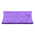 Jhin_Logo_LoL.stl Jhin League of Legends statue 3D print model