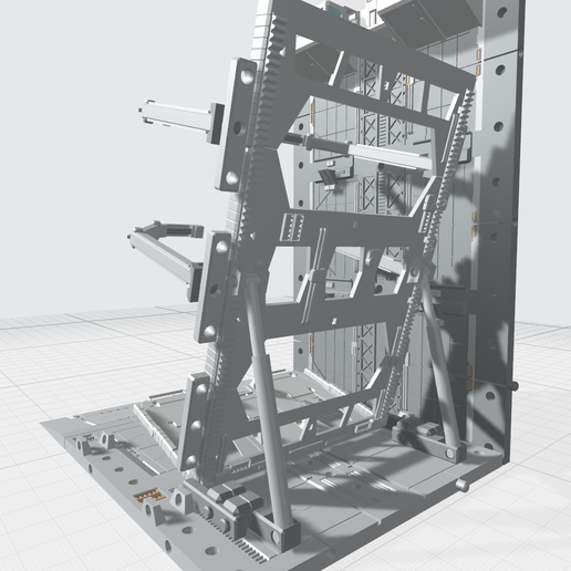 Final MHB04C- Mecha Hangar Bay 04 Customizable-2.png -MHB01-04C- Mech Hangar Bay HG Bundle Set 3D print model files