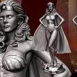113022-B3DSERK-Lynda-Carter-Wonder-Woman-Sculpture-02.jpg Wonder Woman - Lynda Carter Sculpture 1/6 ready for printing