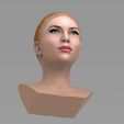 untitled.169.jpg Beautiful redhead woman bust ready for full color 3D printing TYPE 6