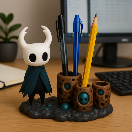 Hollow Knight Pen Holder - Home - PLA - 3D printed product - фото 3