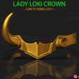 001.jpg Lady Loki Crown - Variant - Sylvie Laufeydottir - High Quality Model