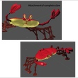 SP_Crab_Build07.png Steampunk Crab with Optional Pen Holder Claw