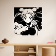 k95sr2.png Sailor Moon - Chibiusa Holding A Stuffed Animal